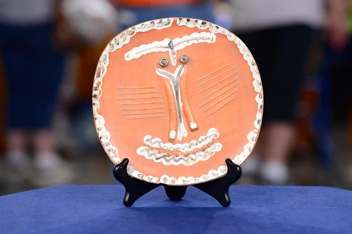 Appraisal: Picasso Madoura "Nez Pincé" Plate, from Birmingham, Hour 3.