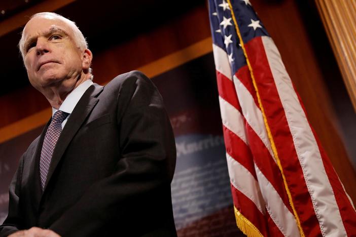 News Wrap: McCain ends treatment; North Korea meeting delayed