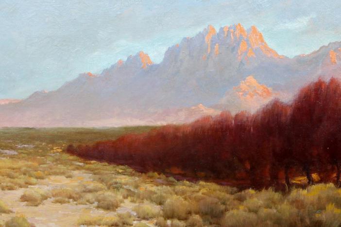 Charles Edwin Ruttan Oil Painting, ca. 1920 from El Paso Hour 3.