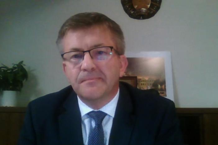 A Belarusian ambassador to Slovakia discusses the unrest in his country.