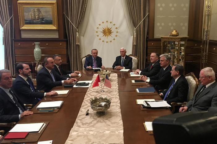 Turkish ambassador to U.S. disputes that Erdogan agreed to a 'cease-fire'