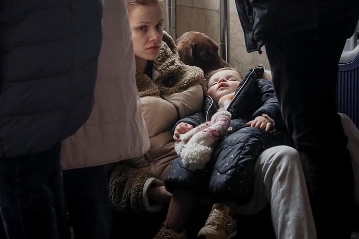 Two Ukrainian parents living amid war discuss the struggle to keep their families safe