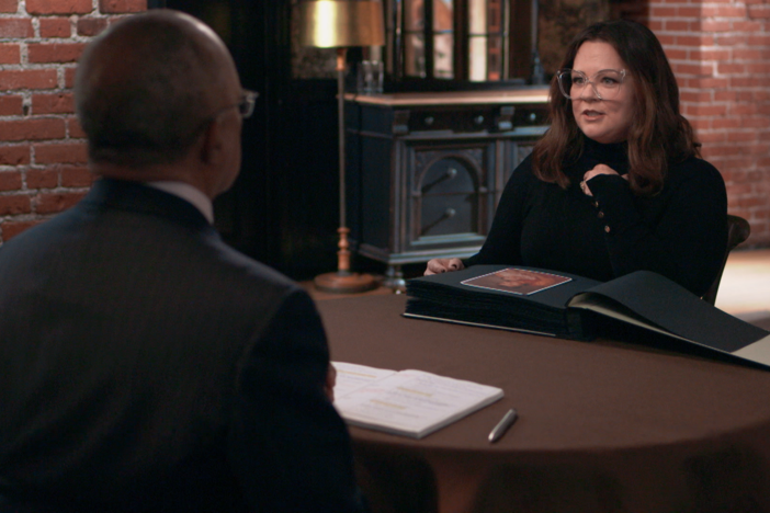 Henry Lewis Gates Jr. talks through Melissa's Great-grandfather's death and how it affecte