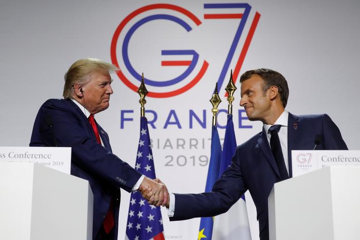 Trump praises 'unity' at G-7, but diverges from other leaders on policy
