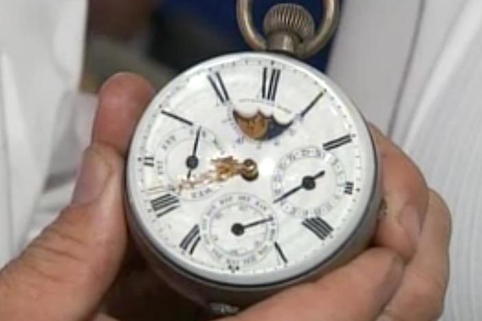 Appraisal: Crystal Ball Paperweight Clock, ca. 1900