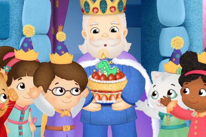 It's Prince Wednesday's birthday and there's a treasure hunt to find his birthday cake. 