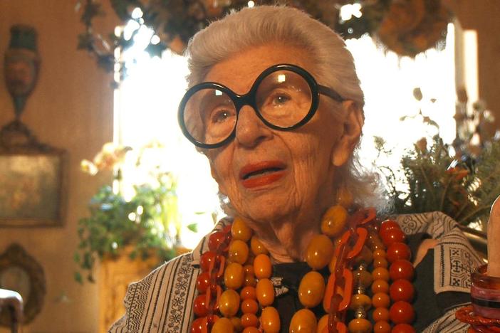 Iris pairs the late documentarian Albert Maysles, then 87, with style maven Iris Apfel.