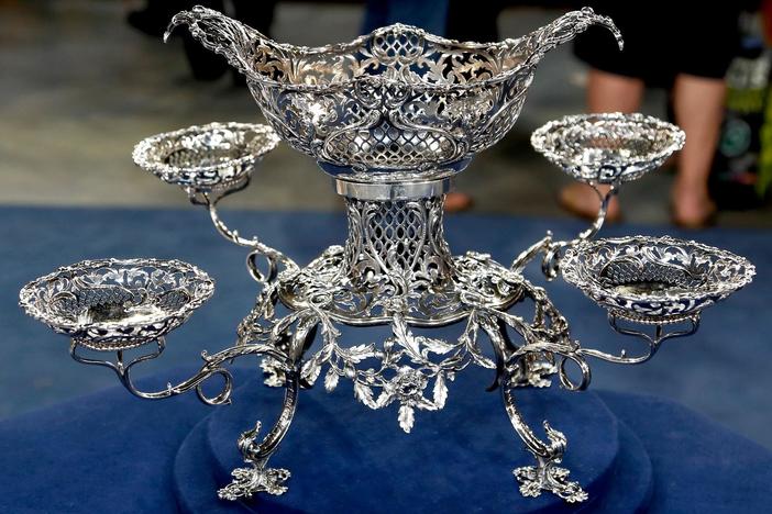 Appraisal: 1765 Thomas Pitts Silver Epergne, from Richmond Hour 2.