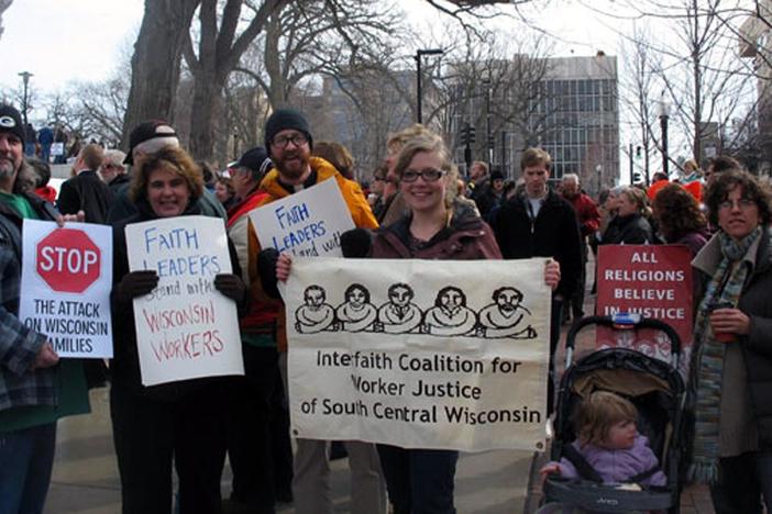 Faith-based groups are mobilizing in Wisconsin and other states.