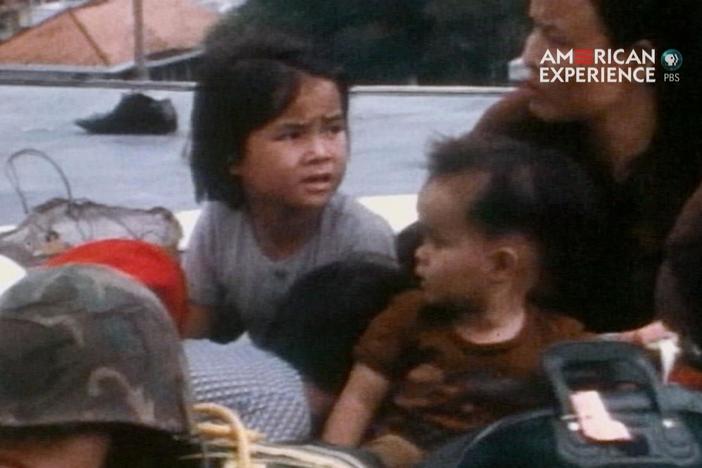 Journalist Jim Laurie recounts the looting in Saigon after US soldiers left. Airs 4/28. 