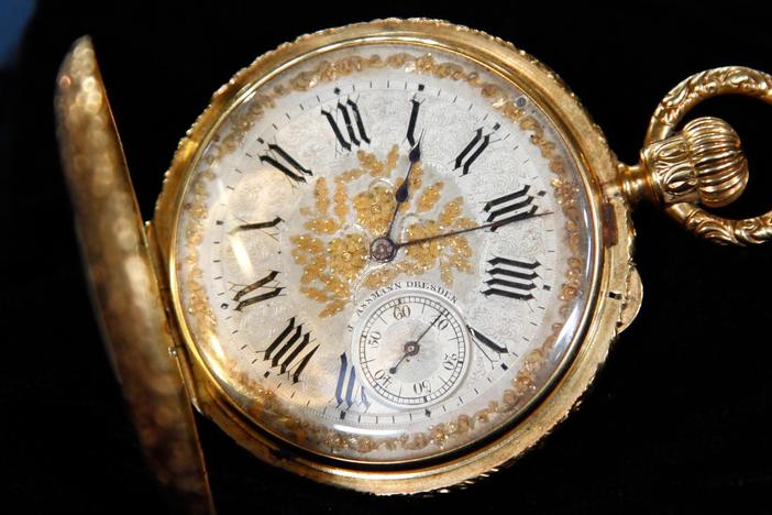 Appraisal:Julius Assmann Gold Half-Hunter Watch, ca. 1880, from Pittsburgh Hour 2