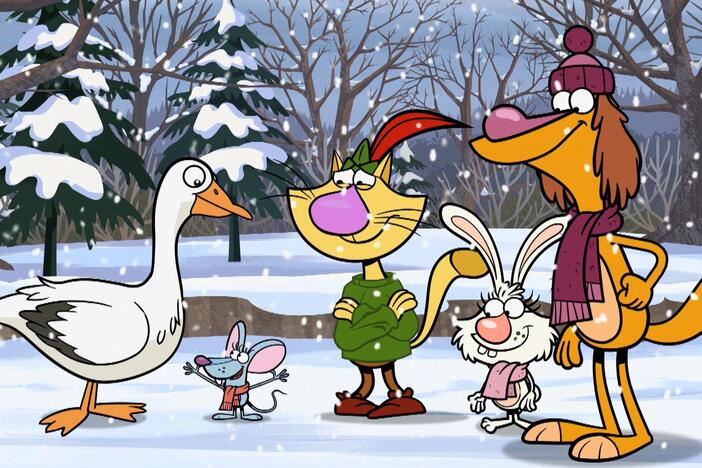 Nature Cat and the gang learn about animals.