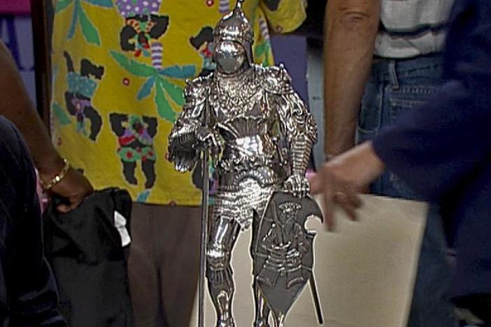 Appraisal: Sterling Silver Knight, ca. 1900, from Vintage Des Moines.