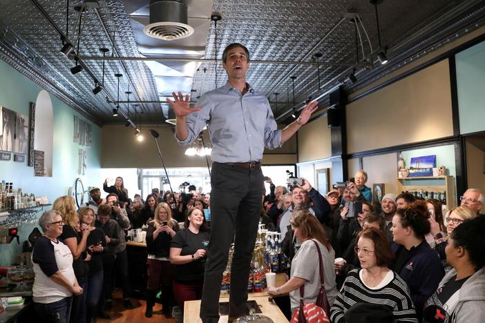 Big week for O'Rourke and Yang on the campaign trail -- what about Biden?