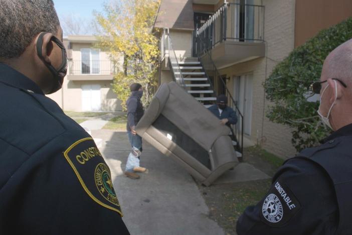 Families struggle to keep homes during the pandemic, despite a federal ban on evictions.