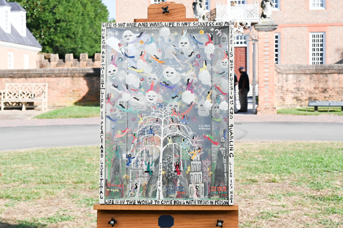 Appraisal: 1984 Howard Finster Painting