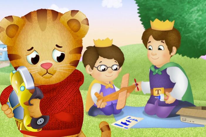 Daniel feels left out when Prince Wednesday would rather play with his brother.
