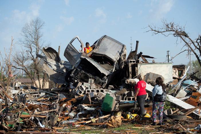 News Wrap: Tornado outbreak across South leaves 25 dead in Mississippi