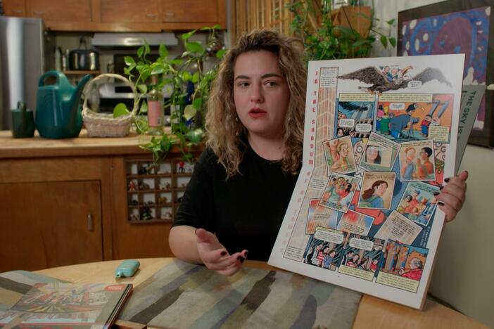 Art Spiegelman later depicted the Twin Towers falling in his comic, “In the Shadow of No Towers.”