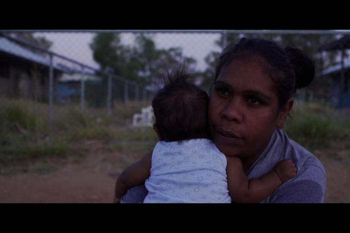 Dujuan is in his classroom, wanting to leave Alice Springs.