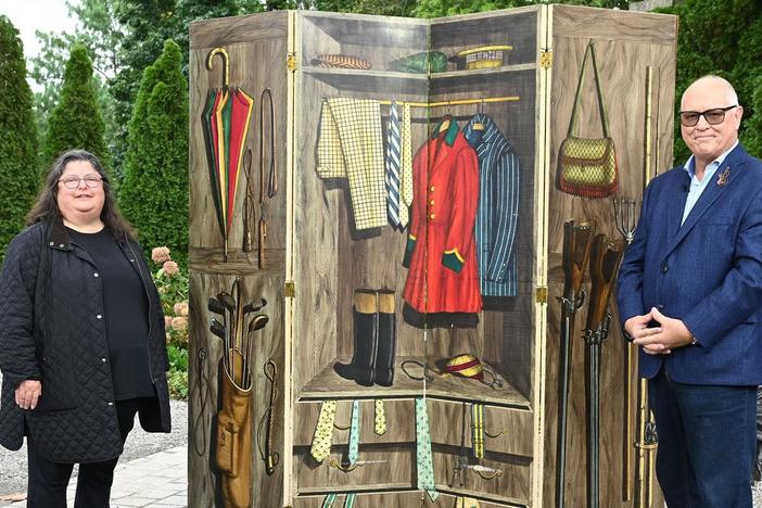 Appraisal: Piero Fornasetti Folding Screen, ca. 1960