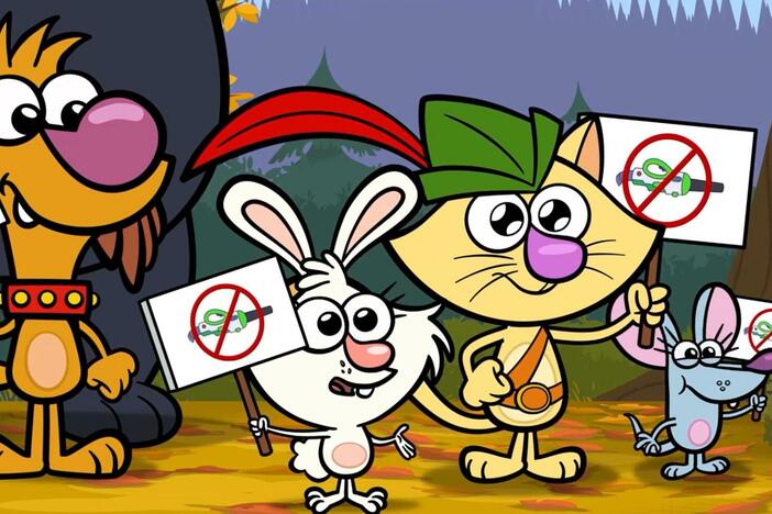 Nature Cat nature chats all about taking action in nature!