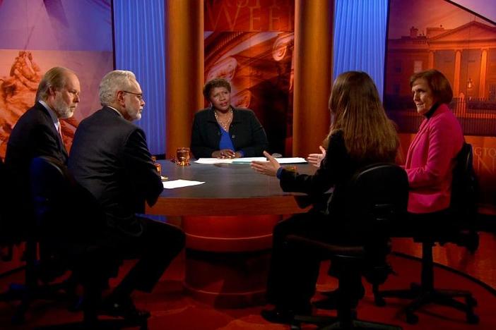 We look at Clinton’s State Dept impact, Giffords’ testimony and Massachusetts politics