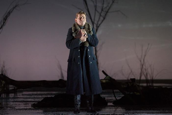Alexey Dolgov sings Lenski's Act II aria in GP at the Met: Eugene Onegin.
