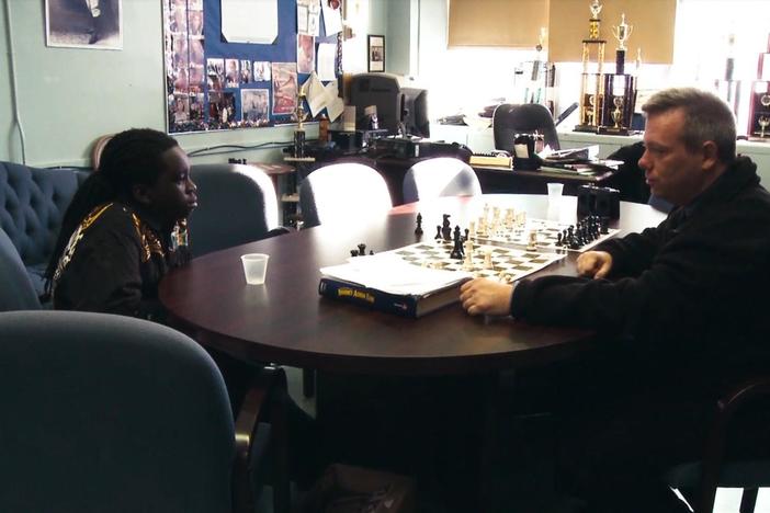 Chess prodigy Justus Williams learns to deal with the disappointment of losing in style.