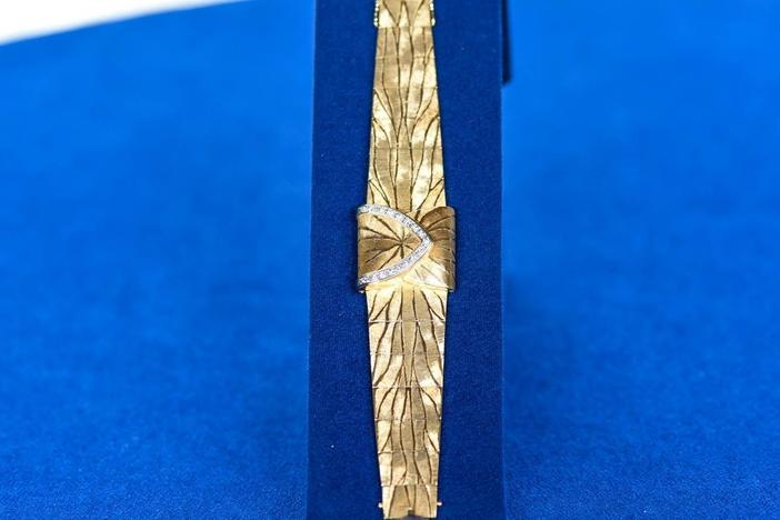 Appraisal: Women's Rolex Gold & Diamond Bracelet Watch, ca. 1955