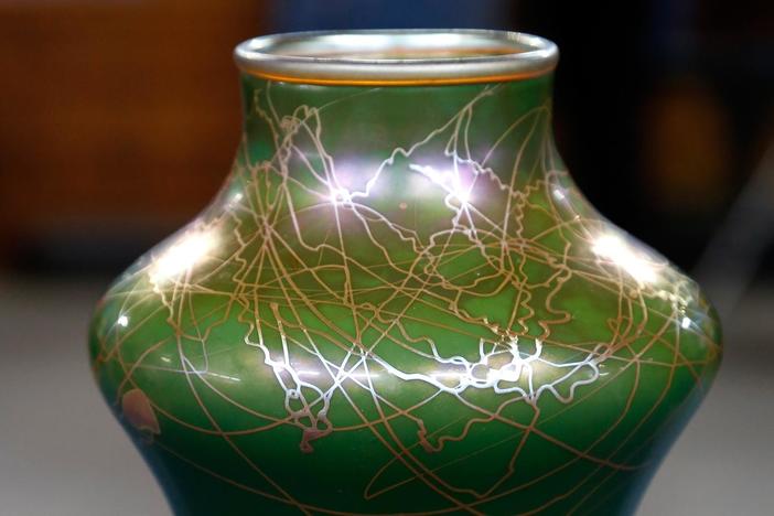 Appraisal: Steuben Tyrian Vase, from Boise Hour 1.