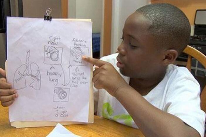 Dylan introduces us to his family and hobbies while discussing how he manages his asthma.