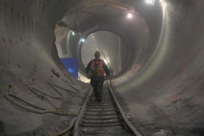 An exclusive look at New York MTA's subterranean East Side Access project. 