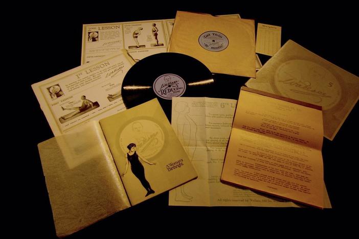 Who was the man behind these 1920s exercise records? Did he pioneer media fitness?