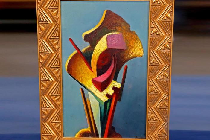 Appraisal: Thomas Hart Benton Oil on Tin, ca. 1950, from Our 50 States Hour 1.