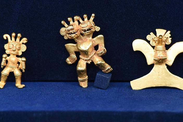 Appraisal: Diquís & Veraguas Gold Pendants, ca. 1000, in Orlando Hour 3.