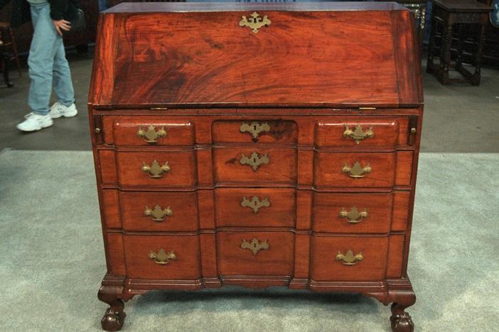 Appraisal: Salem Block-front Desk, ca. 1760, from Vintage Boston.