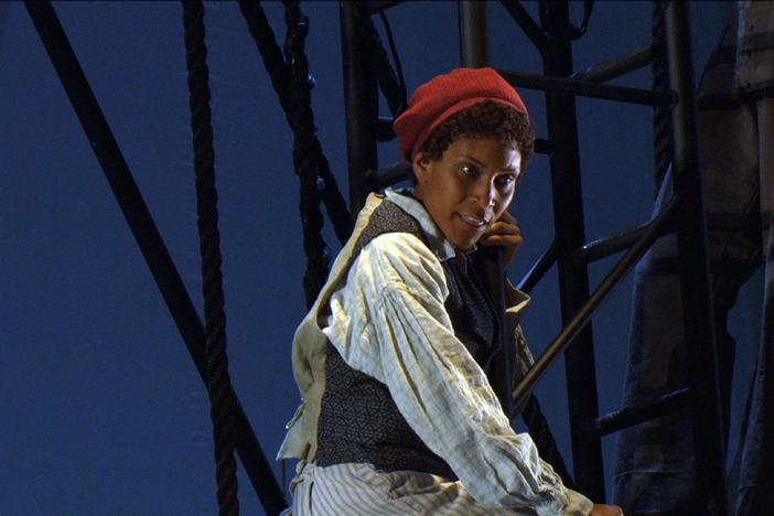 Soprano Talise Trevigne performs the role of Pip in "Moby-Dick." 