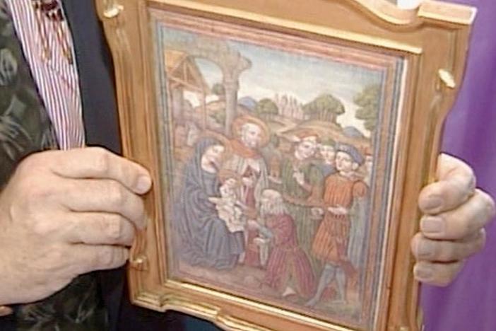 Appraisal: Spanish Forger Painting, from Vintage Indanapolis.