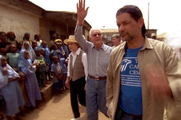 President Jimmy Carter talks about religion's part in human rights abuses against women.