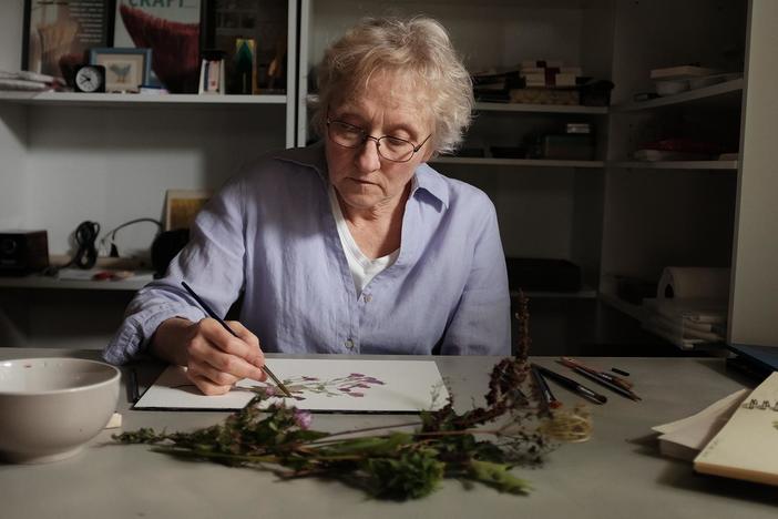 Fiber artist Mary Merkel-Hess on the prairie garden as inspiration and drawing daily