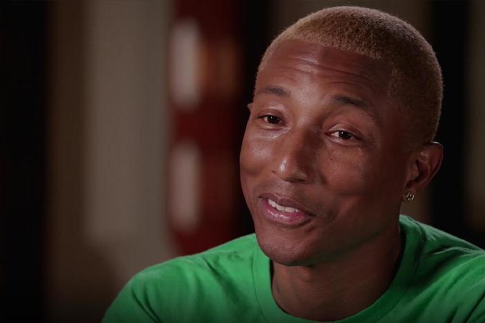 Pharrell Williams discusses the power behind his popular song, “Happy.”