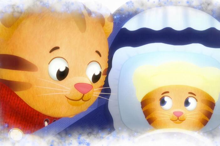 Daniel sings Margaret a lullaby.