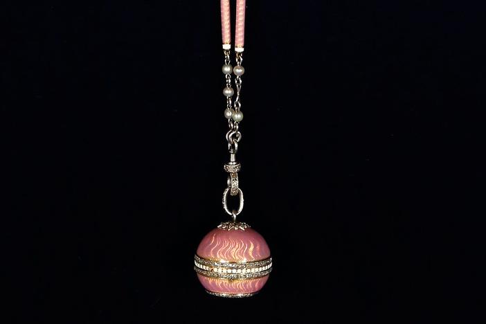 Appraisal: Enamel Pendant Ball Watch, ca. 1895, from Boise Hour 2.