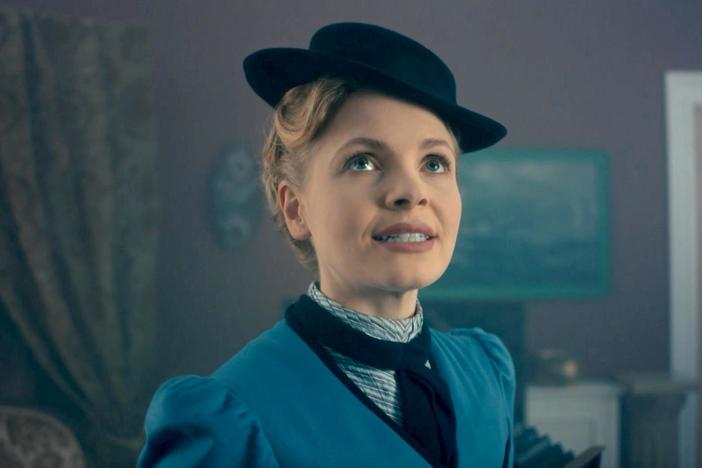 Herr Hildegard recommends a new client to Eliza who runs a death photography business.