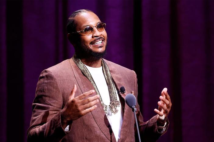 NBA legend Carmelo Anthony reflects on his Puerto Rican heritage and receiving the Sports Award.