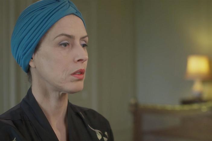 Wallis Simpson, played by Gina McKee, recounts the advice she received from her mother.
