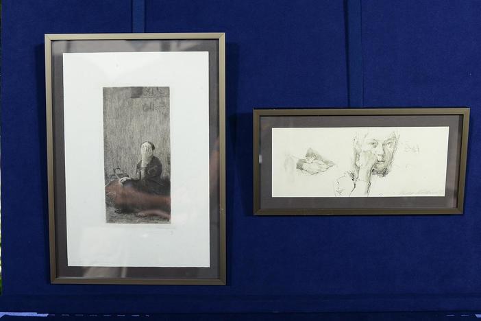 Appraisal: Käthe Kollwitz Print & Drawing, ca. 1925