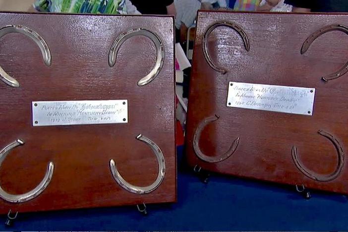 Appraisal: 1939 & 1940 KY Derby Winner Horseshoes, from Jacksonville Hour 1.