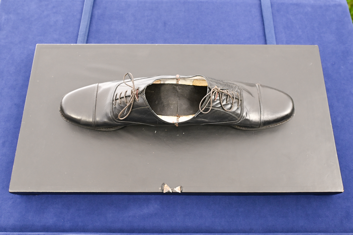 Appraisal: 1988 AI Weiwei "One Man Shoe" Sculpture